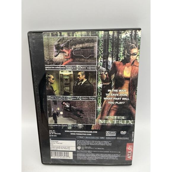 Enter the Matrix (PlayStation 2, 2003)Tested Working No Manual - Picture 5 of 6